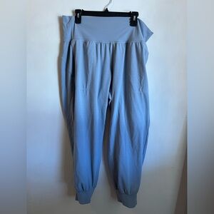 Athleta Light Blue Salutation Joggers